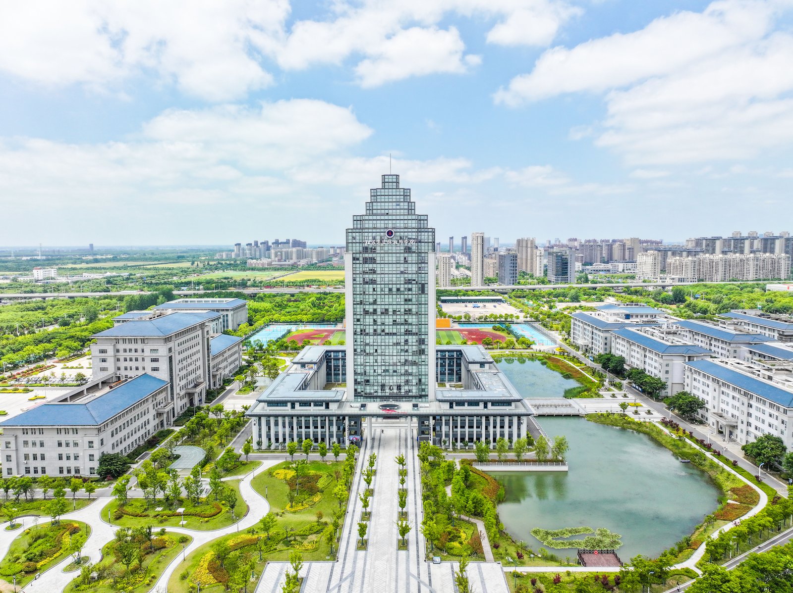 校园俯瞰实景